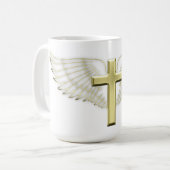 Gold Cross Wing Kaffeetasse (Vorderseite Links)
