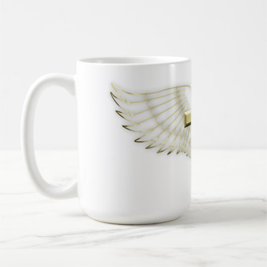 Gold Cross Wing Kaffeetasse (Links)