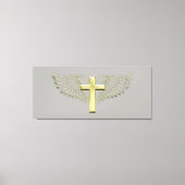 Gold Cross Wing Leinwanddruck (Vorderseite)
