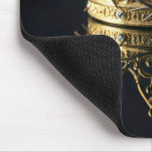 Gold Crown and Crown of Thorns Reflection Mousepad (Ecke)