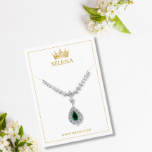 Gold Crown-Kette-Display-Karte