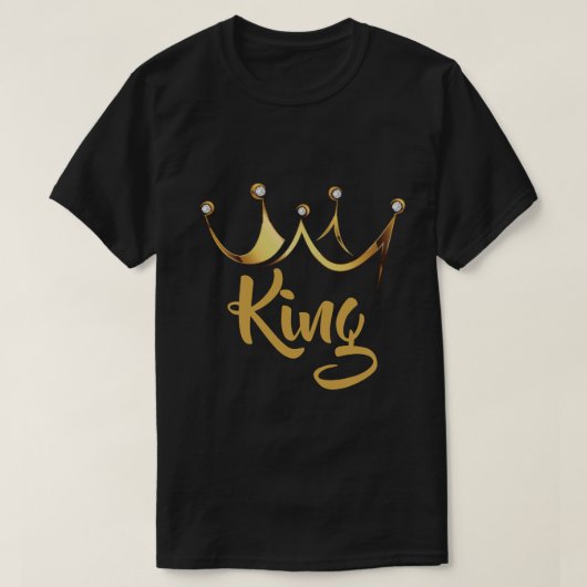 Gold Crown King T-Shirt (Design vorne)