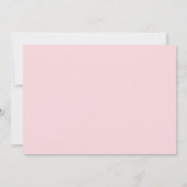 Gold Crown Princess Girl Geburtstag Danke Karte (Rückseite)