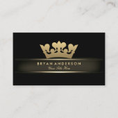 Gold Crown-Visitenkarte Visitenkarte (Vorderseite)