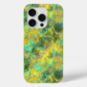 Gold Crumpled Textur Case-Mate iPhone Hülle (Rückseite)