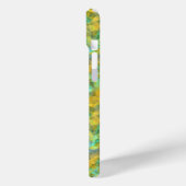 Gold Crumpled Textur Case-Mate iPhone Hülle (Rückseite / Links)