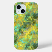 Gold Crumpled Textur Case-Mate iPhone Hülle (Rückseite)