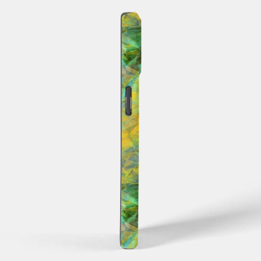 Gold Crumpled Textur Case-Mate iPhone Hülle (Rückseite / Rechts)