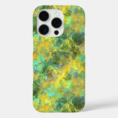 Gold Crumpled Textur Case-Mate iPhone Hülle (Rückseite)