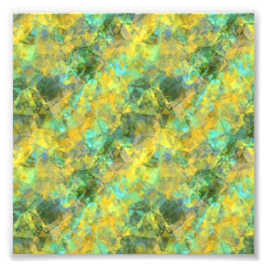 Gold Crumpled Textur Fotodruck (Vorne)