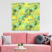 Gold Crumpled Textur Leinwanddruck (Insitu (Wohnzimmer))