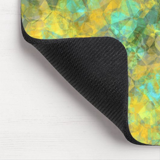 Gold Crumpled Textur Mousepad (Ecke)