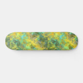 Gold Crumpled Textur Skateboard (Horizontal)