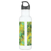 Gold Crumpled Textur Trinkflasche (Rückseite)