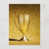 Gold Cup Trophy Postkarte (Vorderseite)
