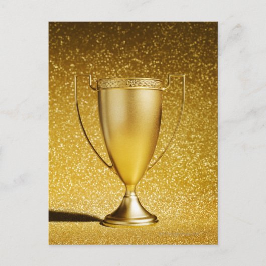 Gold Cup Trophy Postkarte (Vorderseite)