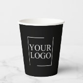 Gold Cups Cofee Aquamarines Custom Personalisiert  Pappbecher (Vorderseite)