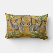 Gold Cushion - Sloth Design Lendenkissen (Rückseite)