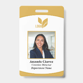 Gold Custom Business Employee Foto Ausweis