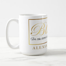 Gold Custom Calligraphy Name Erntedank Gift Kaffeetasse