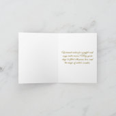 Gold Custom Image Winter Frame Karte (Innenseite)