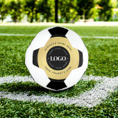 Gold Custom Logo & Text Company Business Fußball