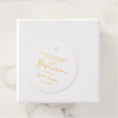 Gold Custom Modern Script Name Baby Boy Taufe Geschenkanhänger (Mit Box)