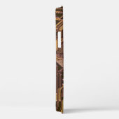 Gold Cyber Circuit Board Tech Art Electronics Case-Mate iPhone Hülle (Rückseite / Rechts)