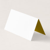 Gold Dachdecke, Änderung der Adresskarte Visitenkarten (Rückseite)