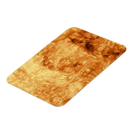 Gold Daisy Reflections Magnet (Linke Seite)