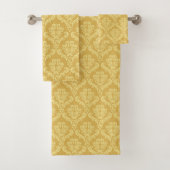 Gold Damask Badetuch Set (Insitu)