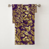 Gold Damask Badhandtuch Set (Insitu)
