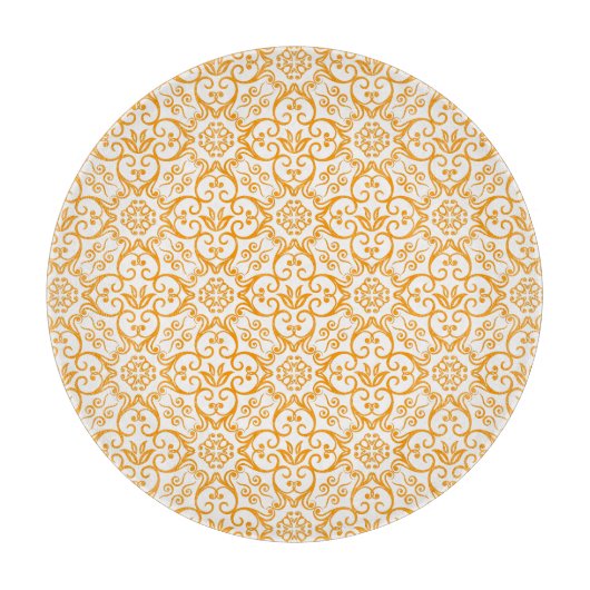 Gold Damask Cutting Board Schneidebrett (Vorderseite)