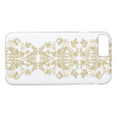 Gold Damask Elegante Case-Mate iPhone Hülle (Rückseite (Horizontal))