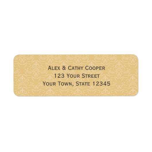 Gold Damask Muster (Vorne)