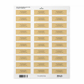 Gold Damask Muster (Vorne)