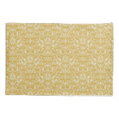 Gold Damask Print Pillowcase Set Kissenbezug (Rückseite-Links)