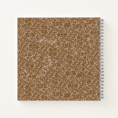 Gold-Damask-Spiralblock Notizblock (Rückseite)