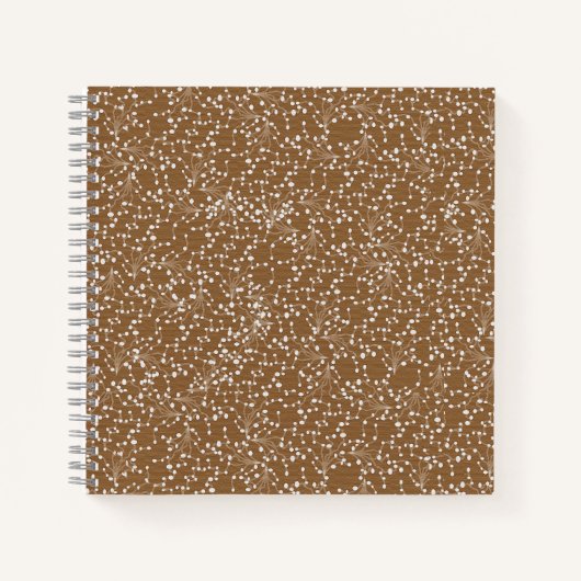 Gold-Damask-Spiralblock Notizblock (Vorderseite)