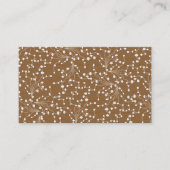 Gold Damask Visitenkarte (Vorderseite)