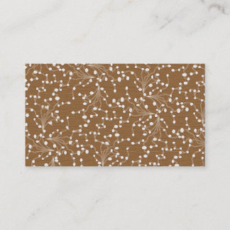 Gold Damask Visitenkarte