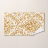 Gold-Damasken-Blumenmuster Badhandtuch Set (Handtuch)