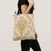 Gold-Damasken-Blumenmuster Tasche (Von Nahem)