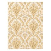 Gold-Damasken-Blumenmuster Tischdecke (Vorderseite)