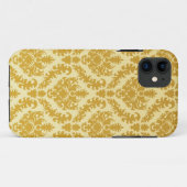 Gold-Damaskus Case-Mate iPhone Hülle (Rückseite (Horizontal))
