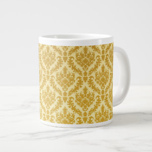 Gold-Damaskus Jumbo-Tasse