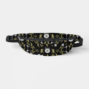 Gold Dancer Gemusterte Wohngestaltung Bauchtasche