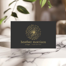 GOLD DANDELION STERNEXPLOSION LOGO on DARK GRAY