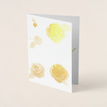 Gold dank so viel echter Foil Card