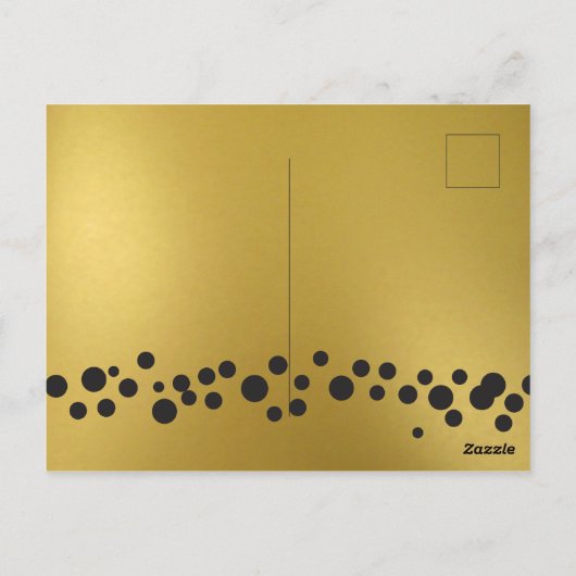 Gold, Danke! Karte (Rückseite)